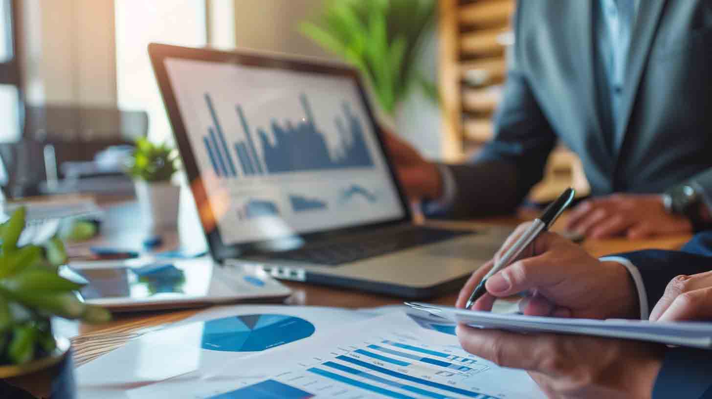 SEO performance reporting showing organic growth trends and measurable results